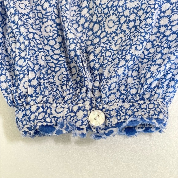 Hatch The Nessa Maternity Dress Sky Wildflower Cotton Maxi Blue 0 XS Cottagecore - Picture 12 of 16